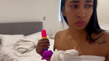 Stepmom is horny and loves anal sex