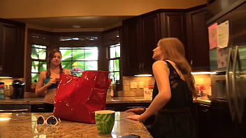 Lesbian love between ela darling and sovereigh syre two sluts love sticking sex toys in each other's pussies