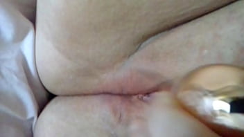 Stace teasing her clit with he bullet