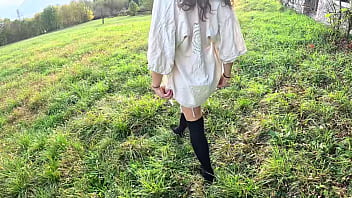 I walk and strip naked in the middle of nature and the neighbors see me