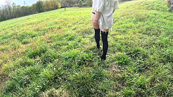 I walk and strip naked in the middle of nature and the neighbors see me