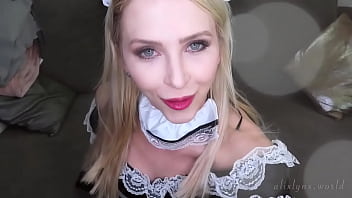 Kinky maid makes you cum hard
