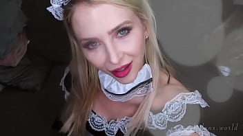 Kinky maid makes you cum hard