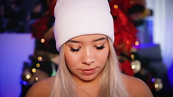 Blonde with an angelic face enjoys sucking a good penis while recording a video