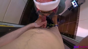 My dirty holiday fantasy to fuck a very hot sexy step sister in the toilet