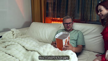 Step mom’s slutty birthday cream lick & fuck fest