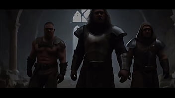 Young ai gril with big tits fucked in abandoned castle