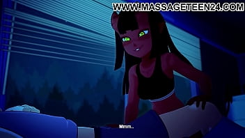 Demon get fucked by a teenie boy with hard dick Demon get fucked by a teenie boy with hard dick