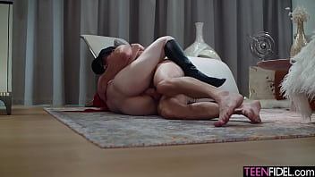 She doesn't let a single drop go to waste swallowing it all down and asking for more