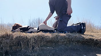 Step daughter learning to fish