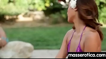 Sensual lesbian massage leads to orgasm 15