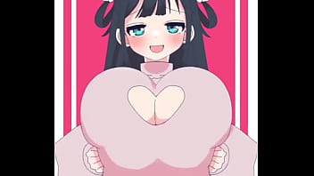 Ангел своей грудью делает вам массаж члена