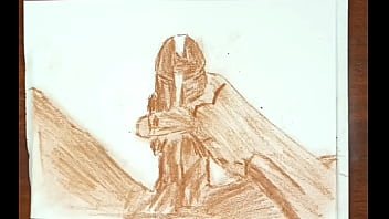 Bbc covered in a lot of cum from stroking