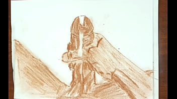 Bbc covered in a lot of cum from stroking