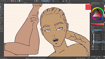 Busty black ladies speedpaint