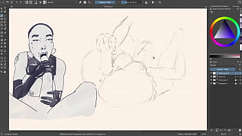 Busty black ladies speedpaint