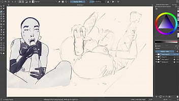 Busty black ladies speedpaint