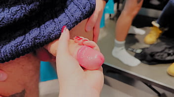 Public Blowjob In Fitting Room From A Hot Blonde Girl Were We Too Loud thumbnail