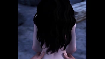 Serana from behind