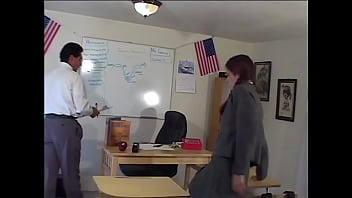 Victoria school uniform striptease & solo masturbation