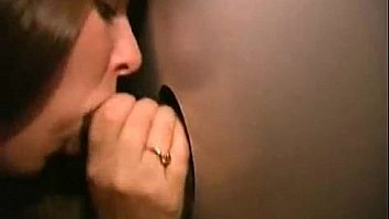 Amateur wife the gloryhole with hubby clip3