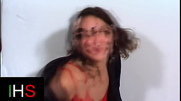 Beautiful brunette girl in a leotard gets fucked in the ass very well