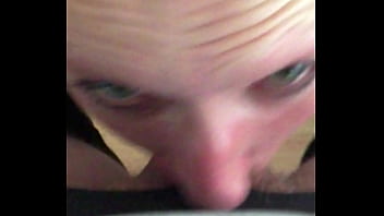 Have you ever had a staring contest with a slut sucking your cock