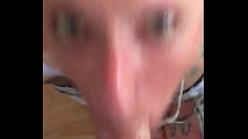 Have you ever had a staring contest with a slut sucking your cock