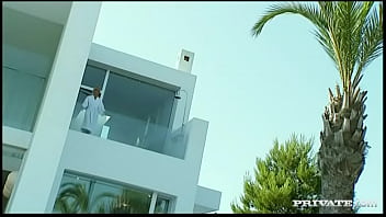 Julie silver showers with man and gets fingered licked and ass poked