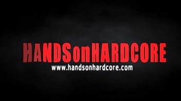 Busty babe gets her holes filled