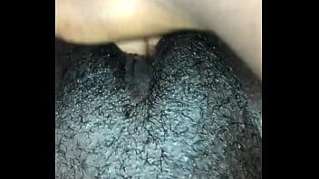 Black wet pussy late night solo masturbation