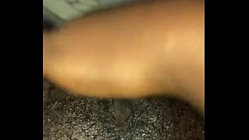 Black wet pussy late night solo masturbation