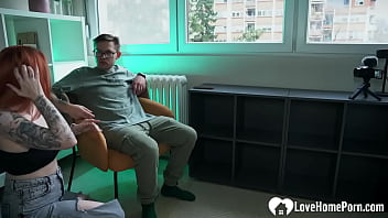 Fucking a sexy redhead hard