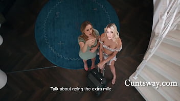 Staying at her bnb and fucking her