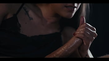 Smoking fetish amirah adara handjobs big hard cock while she smokes on it