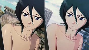 Nude rukia mod side by side comparison