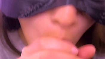 Amateur blowjob close up