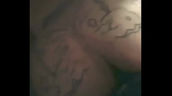 Tattoo big ass white girl creams on bbc