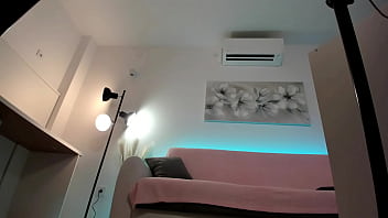 Yoga from a naked girl in different unusual angles