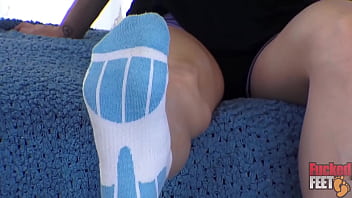 Philly jhon licks her socks & sexy feet it's jeanie marie sullivan