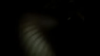 Black stocking white high heels