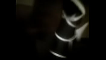 Black stocking white high heels