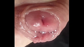 Playing With Foreskin Tip Close Up thumbnail