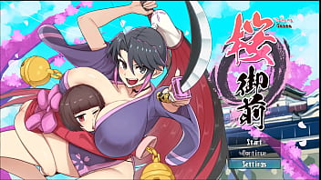 Sakura gozen hentai game ep 1 busty samourai outdoor creampie