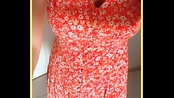 Milf in a amazing dress