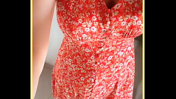 Milf in a amazing dress