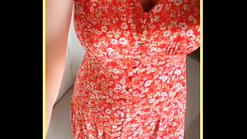 Milf in a amazing dress