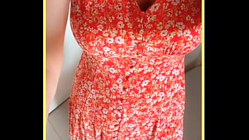 Milf in a amazing dress