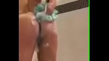 Soapy bath tease