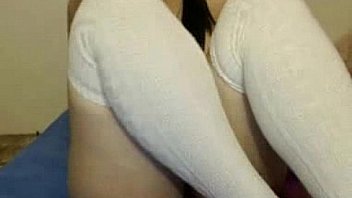 Lovely Brunette With Stockings Dildoing thumbnail